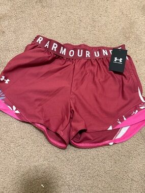 Under Armour Maroon Athletic Shorts